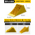 甘肃货车汽车轮挡垫木掩车胎器限位器三角停车橡胶便携式止退器 加强型39*16*18cm塑料止退