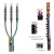 Ancxin 橡塑绝缘电力电缆冷缩终端 35KV 三芯电缆冷缩户外终端  7684PST-G-O-CN 3*50mm²-3*185mm²（套）