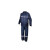 代尔塔 / DELTAPLUS 407004 反光条PVC劳保分体雨衣 藏青色  XL 1套