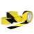 PVC黑黄警示胶带 贴地斑马胶带警戒车间地面黄黑划线地板警示胶带 红白 5cm宽18y长