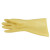 代尔塔207002天然乳胶绝缘手套电工行业10kv工业级贴合舒适柔软弹性直筒手套 淡黄色 9