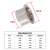 304不锈钢2F铝 真空卡箍氟橡垫支架快装法兰卡盘接头卡扣管夹卡子 KF-40/卡盘55+氟橡胶支架
