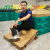 水果店超市陈列轻便假底斜坡纸板货架可移动便携纸质中岛展示货架 斜坡_0.8米