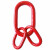 艾科堡 起重子母环8吨椭圆形吊环链条吊索具链条连接环高强度圆环 AKB-QLH-30