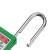 稳斯坦 WST617 安全挂锁 绝缘安全工程挂锁ABS塑料钢制锁梁工业塑料锁具 绿色