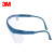3M 1711护目镜 防刮擦防冲击聚碳酸酯镜片可调节镜腿防风防尘实验劳保透明眼镜 1711AF