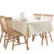 莎庭（SARTILL）纯色布艺桌布棉麻亚麻加厚素色简约餐桌布现代茶几长方形书桌台布 天蓝色 90*90cm