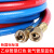 氧气管双色管8mm工业用连体高压氧气管焊割橡塑并联软管 红+蓝各100米无接头