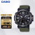 卡西欧（CASIO）TREK城市森林系列六局电波多功能登山户外男表 PRW-6900Y 动感军绿黑帆布表带