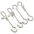 3mm钢丝绳自锁扣钢丝吊绳锁线器灯具挂线可调节收紧卡扣不锈钢线 锁线器+3.1米+压卡钩3毫米