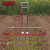 地膜覆盖机地膜机盖薄膜机器铺膜覆膜机多功能农用手拉式工具 0.85-1.2米任意调节