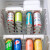 冰箱隔板悬挂式收纳架免打孔抽屉式罐装啤酒汽水可乐雪碧整理架