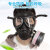 先明防毒口罩化工气体生化面罩喷漆专用粉尘防毒面具俱电焊全面罩剪板V1274