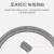 丰应子 Fengyingzi 超五类网线 CAT5铜包银线芯8芯0.52 非屏蔽网络箱线灰色300米/箱 FYZ-W310R