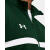 安德玛（Under Armour）男士运动夹克 2024新款UA 针织吸湿排汗透气健身训练跑步户外外套 Forest Green / White XLT