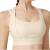 悦步运动内衣女跑步减防震防下垂运动背心高强度瑜伽文胸带胸垫健身服 奶杏色 XXL-建议140-155斤