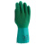 安思尔 全橡胶手套	绿色天然橡胶带内衬手套 16-650 9码 单位双