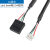 USB2.0线ITX迷你主板数据线PH2.0端子mx1.25mm端子2.0转2.54 ph2.0mm转2.54双排 50厘米
