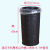 100只黑色垃圾袋塑料袋地铁垃圾桶宾馆走廊细长桶瘦高桶平口 黑色35*63cm100只-细长桶用 加厚