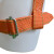 冰禹 BYsy-31 高空五点式户外高空防坠落作业绳 施工保险安全带 高空五点单绳小钩 （3米）