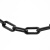 海斯迪克 路锥链条 警示塑料链条 雪糕筒连接件警戒隔离链条 (6mm黄黑-5米) HKA-58