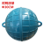 高强度ABS塑料浮球渔网水上浮漂子PVC泡沫航道浮标双耳穿心锚球28定制 直径28穿心（红色）