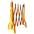 绝缘塑料伸缩围栏隔离栏反光栏杆施工护栏围挡防护栏围栏交通围栏 黄黑伸缩护栏
