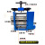 手摇压片机首饰家用金银手镯小型欧式压片方线压圆半圆电动压片机 全圆+半圆