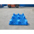 塑料托盘工业防潮货架工厂货物叉车栈板塑胶垫仓板仓库卡板地台板 新料1.1米x1.1米特厚