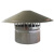 不锈钢烟囱帽屋风雨帽蘑菇形风帽油烟机管道烟帽 排烟管 100mm烟管(外径98mm)镀锌板
