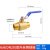 定制适用阀门球阀水开关4/6分1/1.2/1.5/2寸加长加厚自来水内外丝水阀 6分双外丝铜球阀