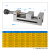 三堡（SMT）QGG高精密平口钳手动磨床铣床小型十字批士台钳台虎钳直角2寸-8寸 纯钢8寸QGG200 (送扳手)