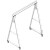 东莞手动葫芦龙门架模具吊架机械设备起重吊装移动小型龙门吊定制 手动1吨高2.5米，宽2.5米.