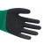帮手仕  劳保手套丁腈橡胶 防滑防油耐磨浸胶手套带胶工地干活K409 绿黑（720双）