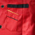 大杨C-001春夏季厨师服短袖上衣 红色 XXL码 食堂酒店后厨双排扣透气厨房工装 定制