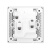 ABB开关插座面板 86型10A斜五孔插座十只装 盈致系列 白色 CA205*10