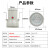 防爆视孔灯BSD96化学容器LED视孔灯12V24V36V220V反应釜视镜灯 防爆视孔灯分体式9WLED灯泡