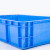 建功立业EU物流箱GY3279外径：400*292*175mm蓝色平盖
