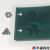 京京 定制适用绿色磁力显示卡 磁极磁力线观察片 磁路分布检测纸显影测磁纸 50*25mm