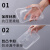 一次性餐盒圆形打包盒长方形饭盒加厚级塑料外卖盒冰粉碗带盖 1000ml透明圆形（50套带盖）+50双筷子