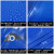 广深帆布蓝色刀刮布600g加厚耐磨抗拉力撕裂防晒防水雨棚布油布2*2蓝色G000-2