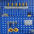 方孔五金工具墙挂板挂钩车间整理展示物料架置物架洞洞板挂钩套装 杆件托架