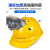 焊途加厚国标安全帽工地施工领导建筑工程头盔劳保定制电力印 黄色 V型三面透气 黄色 V型三面透气
