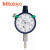 Mitutoyo 三丰 小型指针式指示表 1041SB（3.5mm，0.01mm）ø40 mm型 平型后盖 新货号1041AB
