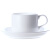 岩鉴白色骨瓷浓缩咖啡杯子陶瓷家用办公室简约水杯马克杯英式下午茶杯 大号·单杯赠勺