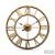 碧蓝仕挂钟客厅美式极简家用时尚复古怀旧时钟个性创意金色铁艺钟表YJ5 50CM金色黑针