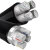 奔辉 ZC-YJLV-0.6/1KV电线电缆 4芯国标铝芯户外电力工程电缆 一米价 4芯*35平方