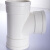 蓉贝特塑料三通接头水管PVC接口自来管道水管件配件-PVC-25/20/25mm 三通 50个装