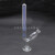 玻璃座式发酵管102050ml化验室田氏坐式底座实验测定产气量鸟杯 50ml