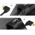 HDMI公对母转接线90度L型弯头HDMI延长线 270度 上下左右弯4K高清 90°下弯 0.5米(YL-H-W01) 0.5m及以下